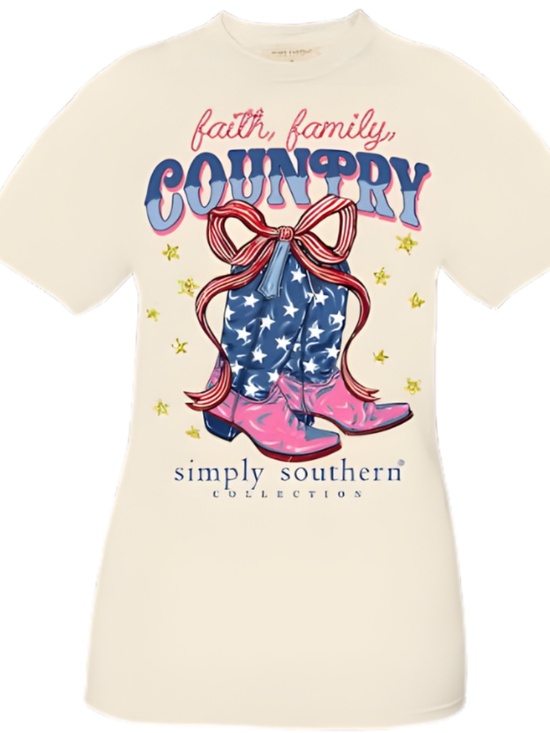 Simply Southern Tops - SS-Country-Tee Wisp